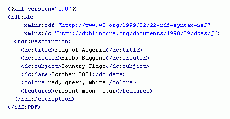 External Metadata - RDF File