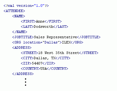 Internal Metadata - XML Document