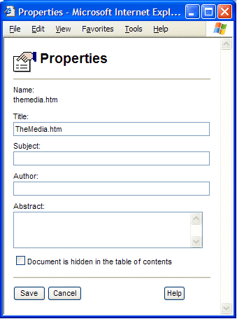 Metadata Association - Manage Content