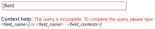 Context help